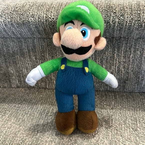 Super Mario Bros Nintendo Luigi Plush Plushie - Picture 1 of 6
